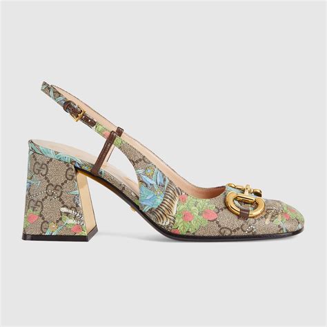 gucci tiger embelished heels|Gucci tiger for sale.